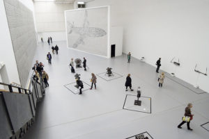 Installationen von Thomas Bayrle in der documenta-Halle. Foto: Mario Zgoll